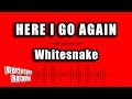 Whitesnake Here I Go Again Karaoke Version 