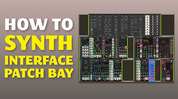 How to build a synthesizer with a patch bay and interface in VCV Rack