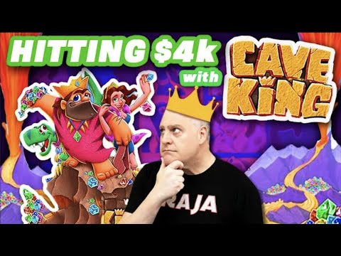 🦖 Prehistoric Jackpots Playing IGT Cave King 🦖 $4,000 Slot Challenge Winner!