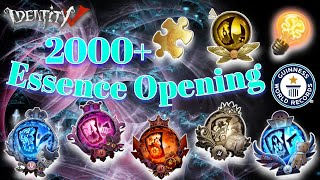 OPENING 2000+ ESSENCES | World Record | Identity V