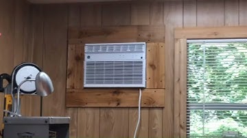 Installing a window  AC unit in a wall