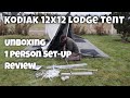 Assembly and One Person Kodiak Lodge Tent Set-up