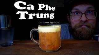 Vietnamese Egg Coffee Recipe || authentic Ca Phe Trung w/ Phin coffee maker & Robusta coffee beans