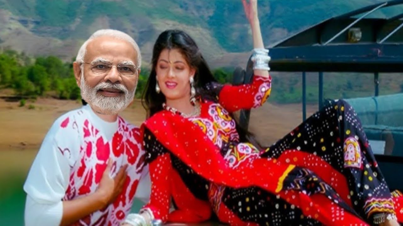 Chamma Chamma Song | Modi and Mamata Dance |   90's song modi  funny dance