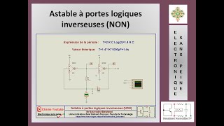 A48- Astable à portes logiques inverseuses (NON)