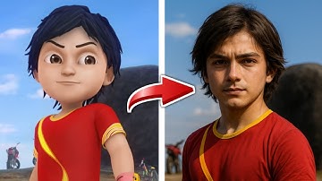 Shiva Cartoon in Real Life | Shocking Transformation!