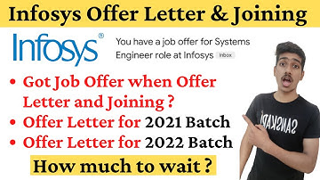 Infosys Offer Letter & Joining 2022 Batch | Infosys Job Offer | Infosys Offer Letter for 2022 Batch