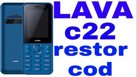 lava c22 how to hardreset/ lava c22 reset/ lava all model hard reset/ how to lava all model reset