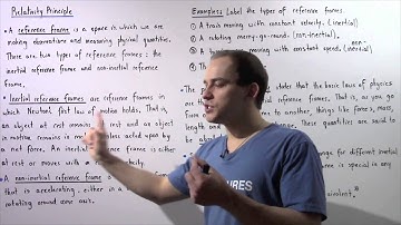 Reference Frames and Principle of Relativity