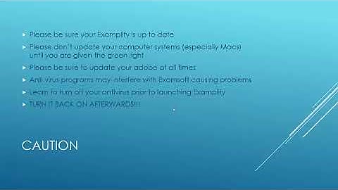 introduction to examsoft and examplify