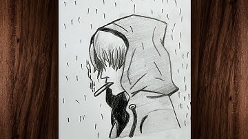 how to draw Mysterious boy || How to draw anime boy step by step-by-step