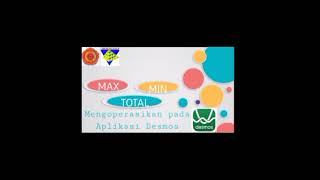 Max , Min , Total // mengoperasikan aplikasi Desmos screenshot 1