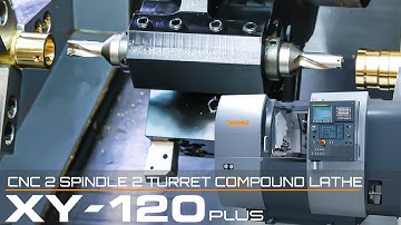 XY-120 plus CNC 2 SPINDLE 2 TURRET COMPOUND LATHE