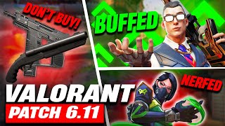 VALORANT PATCH 6.11 - EVERYTHING WE KNOW SO FAR! (Chamber Buff, Viper nerf, & more)