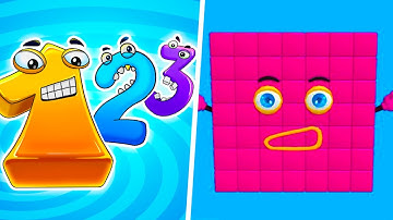 Merge NUMBERJACK Run | Numbers Block - Gameplay Walkthrough Max Levels (Part 1)