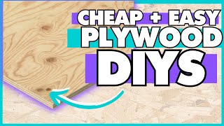 Grab cheap plywood to make these Wood decor DIYs✨ PLUS Reviewing the NEW Glowforge Aura Craft Laser