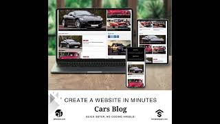 Rev Up Your Blog! 🚗 Discover the Ultimate Cars Blog Website Template for Auto Enthusiasts!