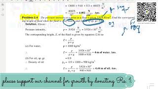 FLUID MECHANICS || R.K BANSAL|| CHAPTER 2 || Properties of Fluids || Example 2.4