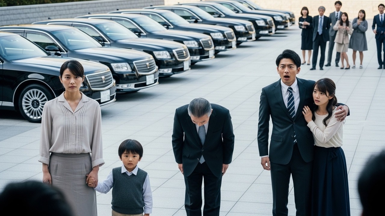地味な妻を捨てたら、迎えに来たのは黒塗りのセンチュリー10台だった…