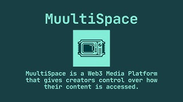 MuultiSpace - Pitch Video for Cypherpunk Hackathon