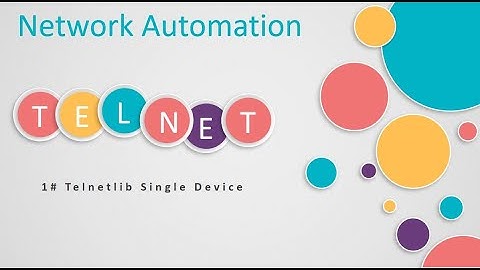#1  Network Automation (Telnetlib) :  Telnet ke Device Network Dengan Script Python (single device)