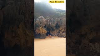 Playa de Arenilla 🏖 Cantabria/Santander #shorts #viral #viajar #turismo #divertido