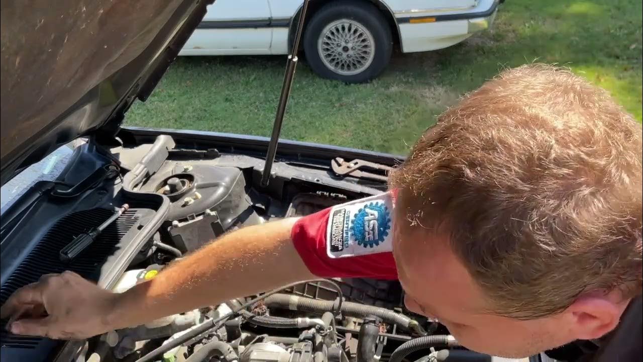 2007 Cadillac DTS Water Pump Replacement Part I - YouTube