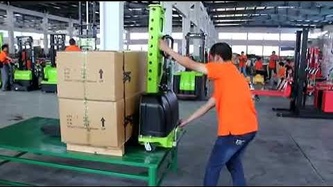 Sinolift SSL series Automatic Loading Semi Electric Stacker self-elevator lifts