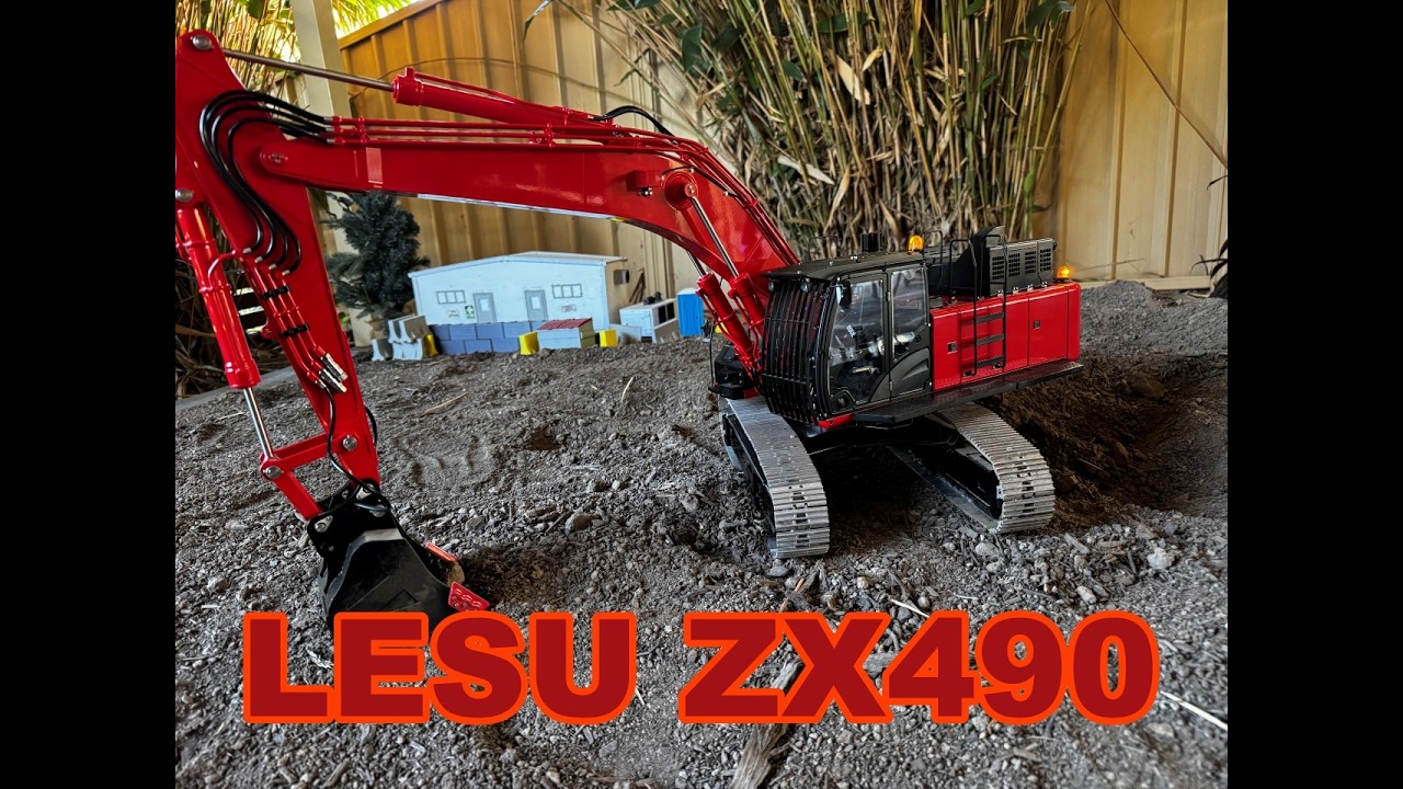 LESU 1/14 ZX490 Excavator Review #excavator #review - YouTube