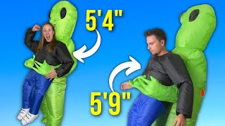 Inflatable Alien Abduction Costume Demo | Great for Parties!