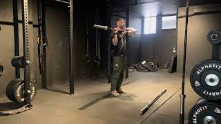 Warm up - Front Rack Setup - wrist and shoulder prep