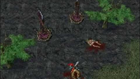 Warcraft vs Starcraft Mod -- Spine Crawlers vs. Headhunters