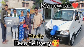 New eeco car delivery 🥰😍 || Bs6 model || 2024 New model