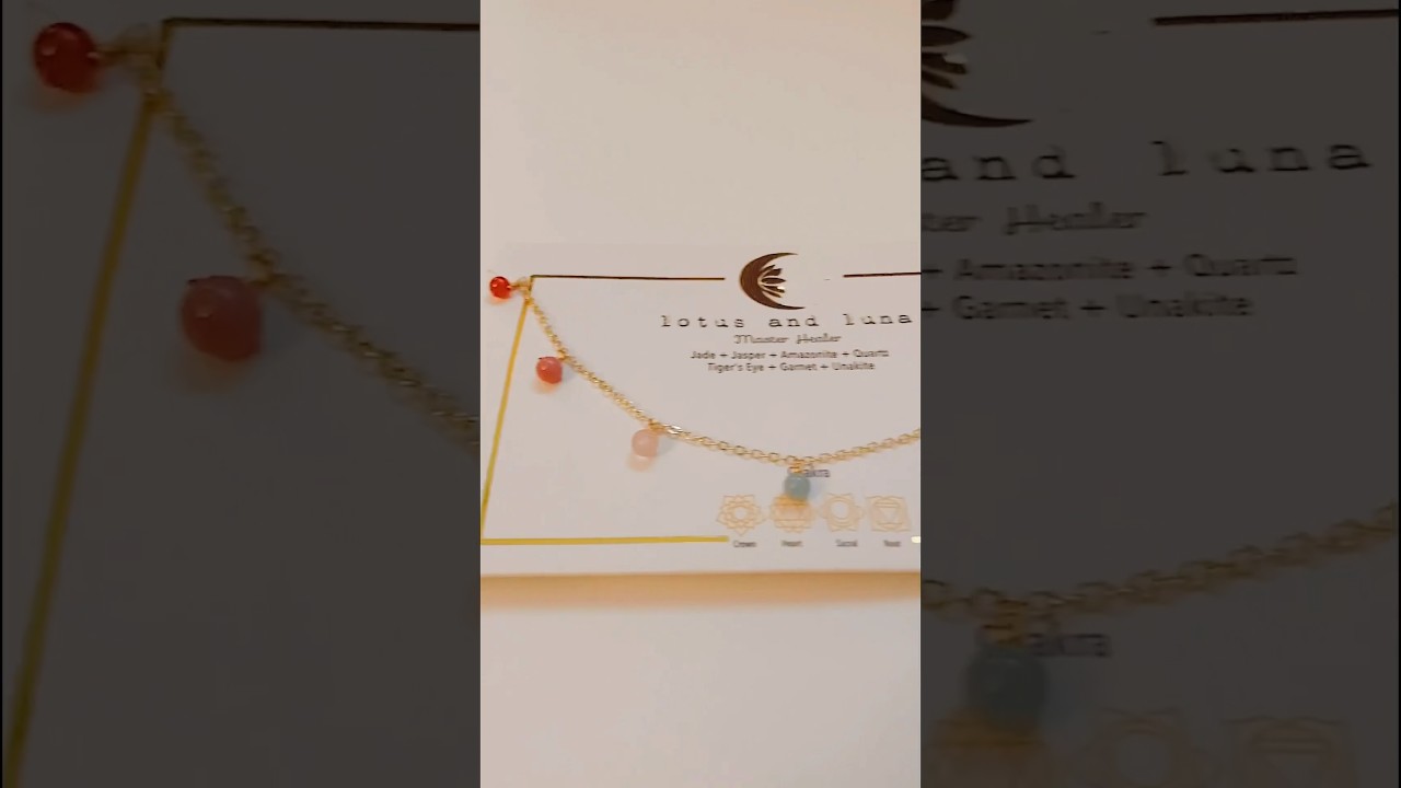 lotus and luna: master healer dewdrop necklace 🌈 - YouTube