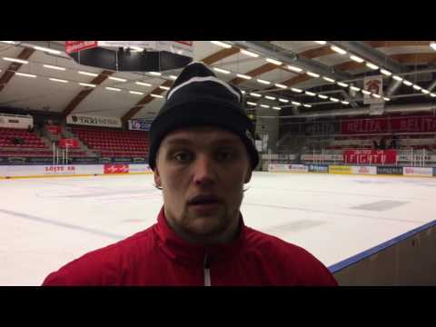 Almtunas Ludwig Blomstrand efter 2-5 mot Karlskoga