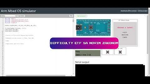 Pong | Arm Mbed OS Simulator