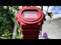 G-Shock 35th Anniversary DW-5735C-4JR Red Out series watch