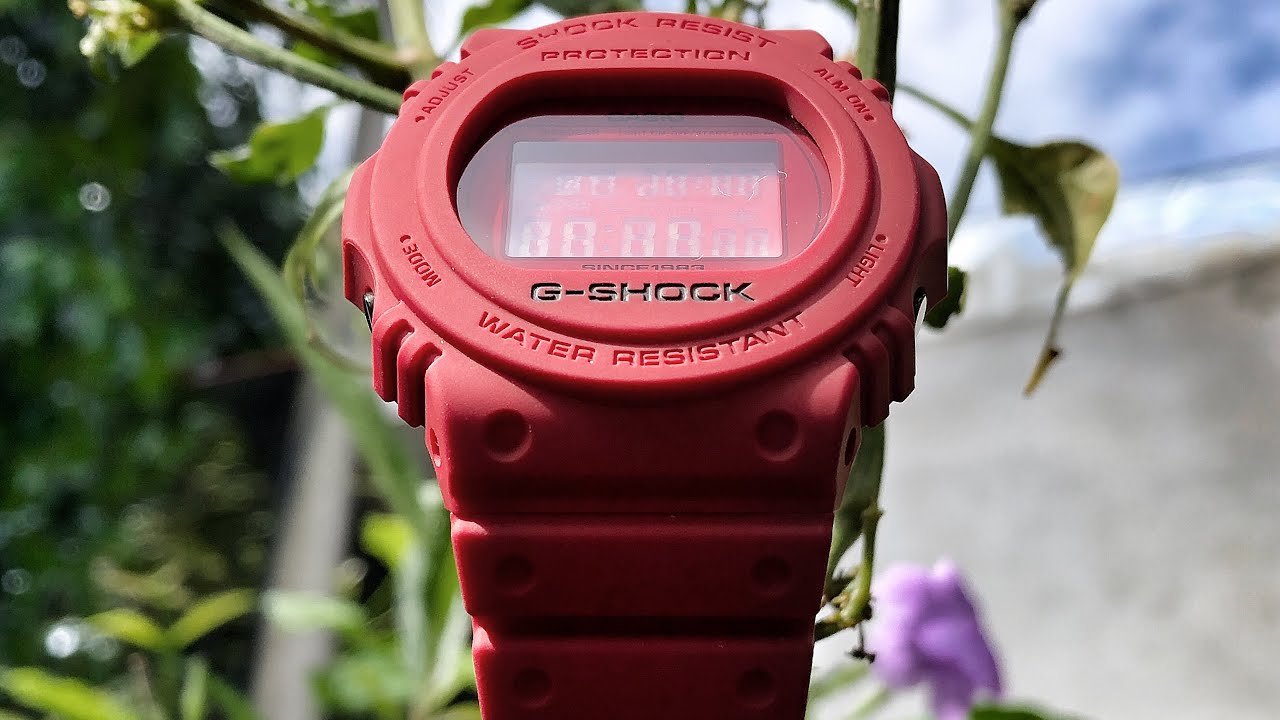 G-Shock 35th Anniversary DW-5735C-4JR Red Out series watch unboxing & review