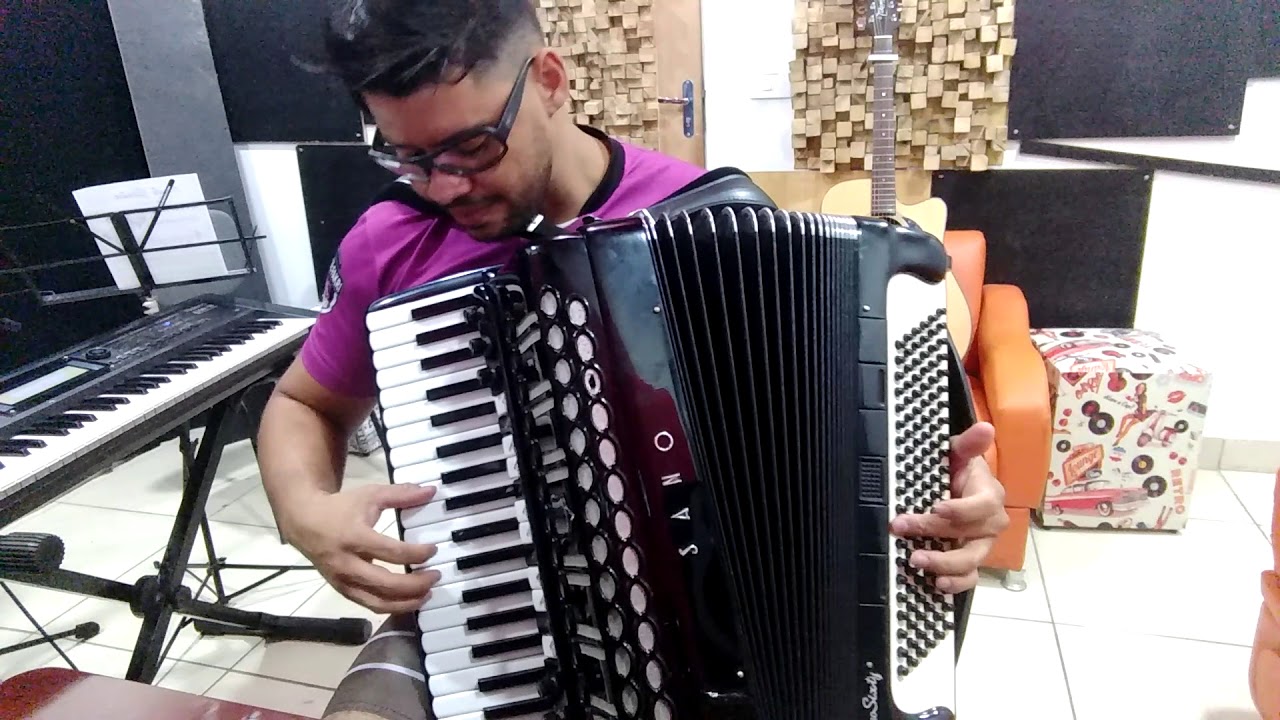 100 anos - Vídeo Aula de Acordeon