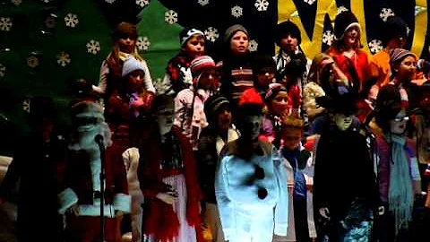 Dec 14, 2010 - Kayden singing with third grade cla...
