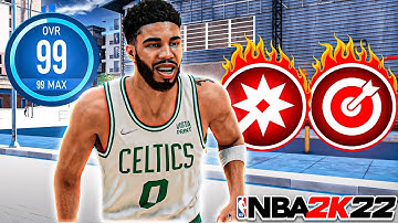 *NEW* JAYSON TATUM BUILD IN NBA 2K22 NEXT GEN- 2-WAY 3 LEVEL SCORER BUILD 2K22! BEST BUILD 2K22!