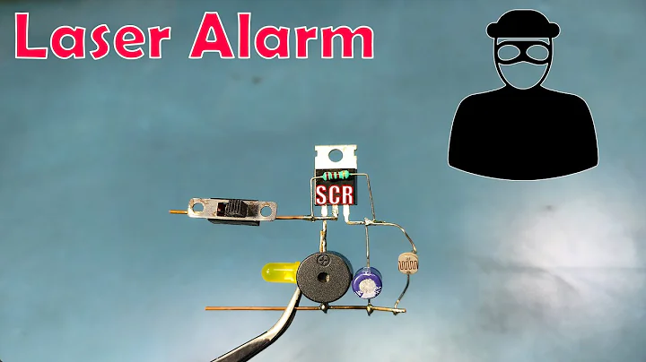 How To Make Laser Security Alarm Using SCR