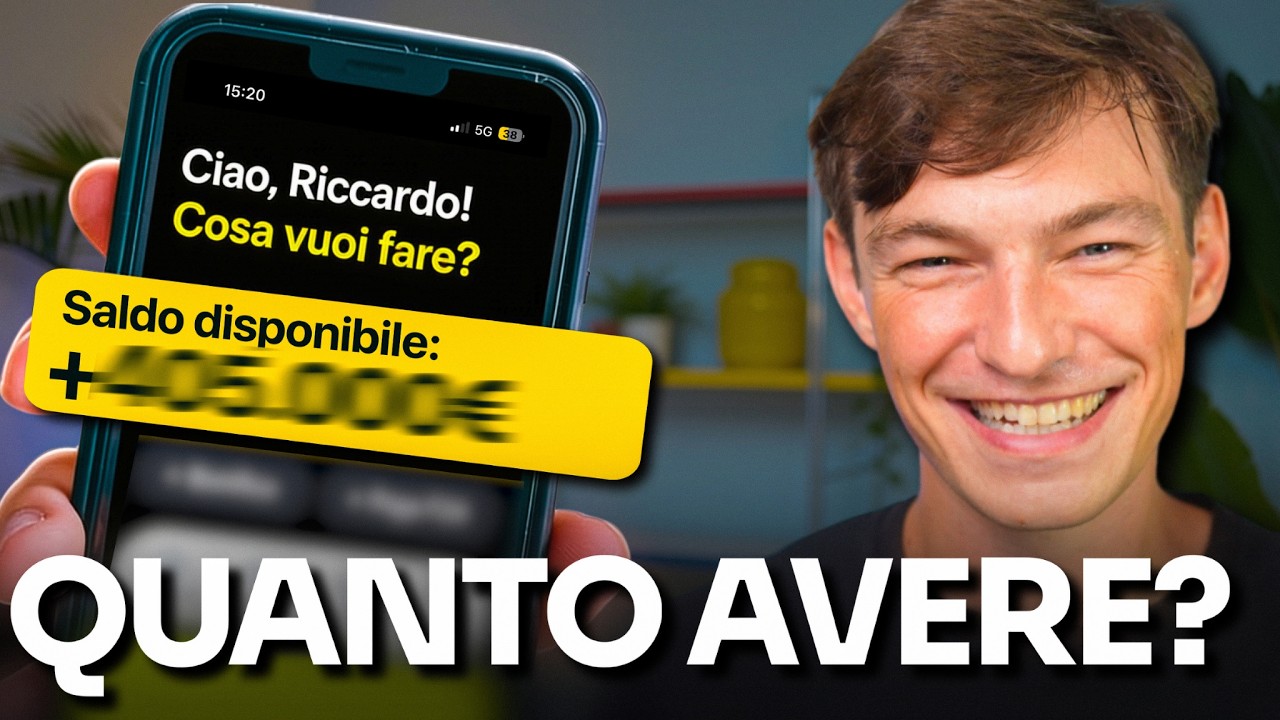 Quanti SOLDI DOVRESTI AVERE nel CONTO CORRENTE?
