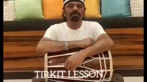 Dholak lesson DHA tirkit tak ta tirkit tak. [dhlok lesson by Girish viswa ji}