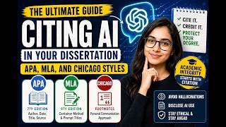Citing AI in Your Dissertation: APA, MLA, and Chicago Styles Explained #DissertationTips #CitingAI