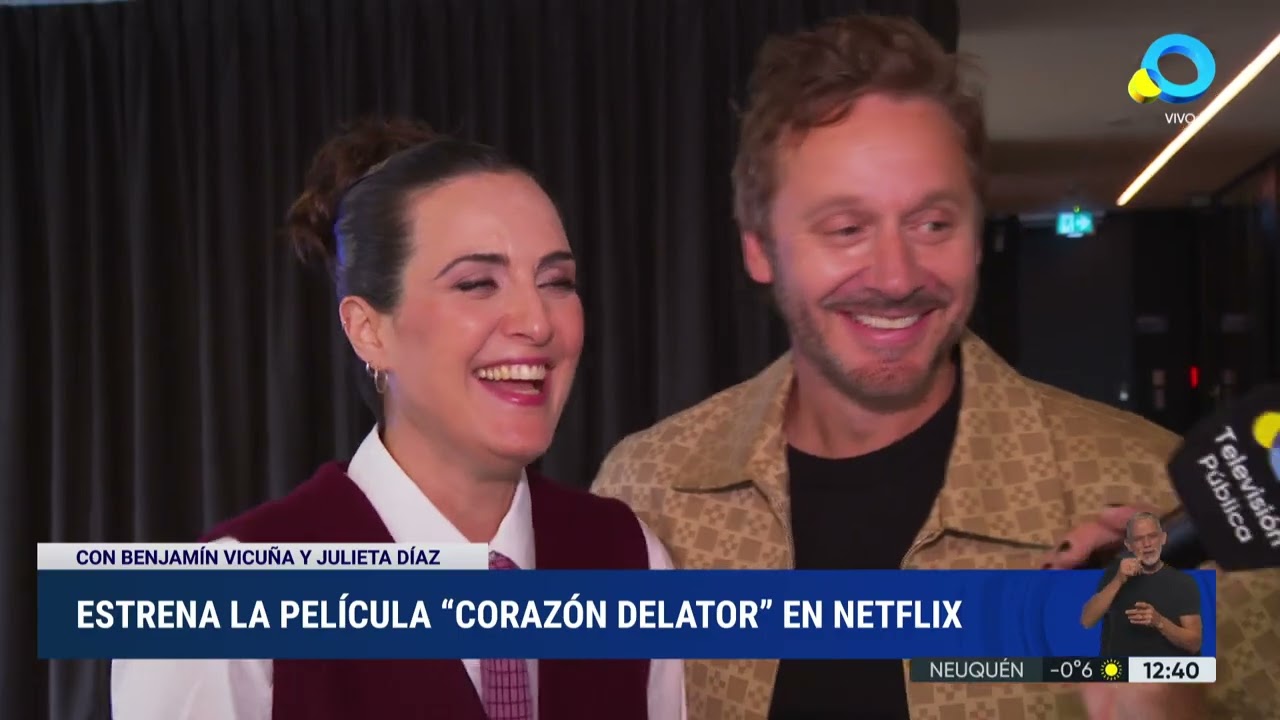 NETFLIX: Estrena "Corazón delator" con Julieta Díaz y Benjamín Vicuña Entrevista TV Pública 28/5/25