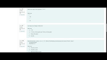 01 Python Test|  Spoken Tutorial question answers | MCQ