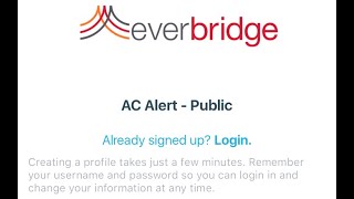 How to find AC Alert in the Everbridge App