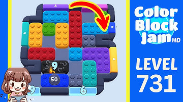 Color Block Jam Level 731 Solution Walkthrough