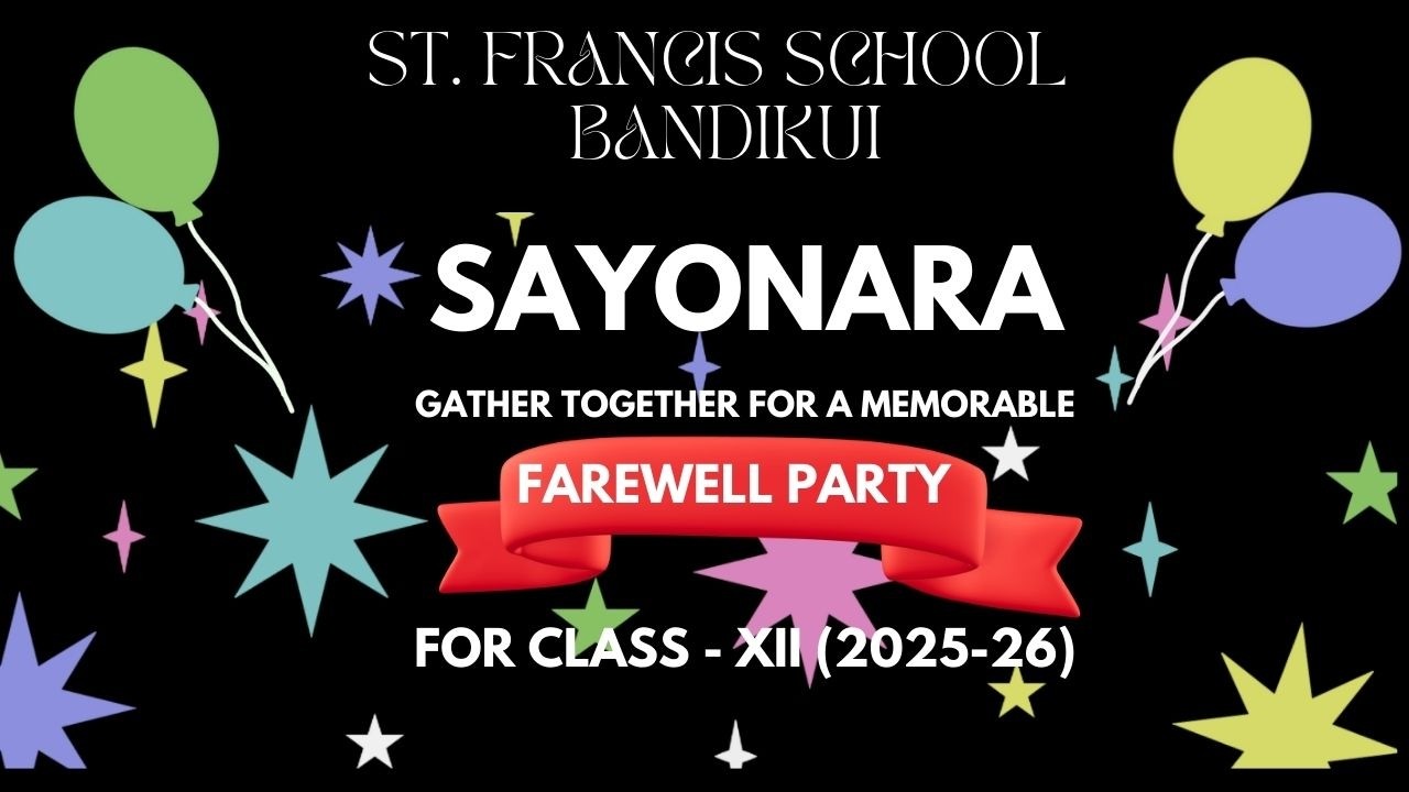 Farewell 2026 | Class XI Bids Goodbye to Class XII | St. Francis School ...